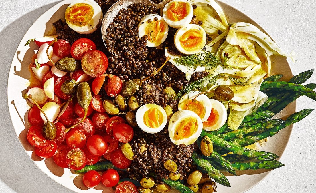 Lentil Niçoise Salad