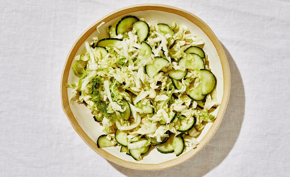 Napa Cabbage and Cucumber&nbsp;Slaw