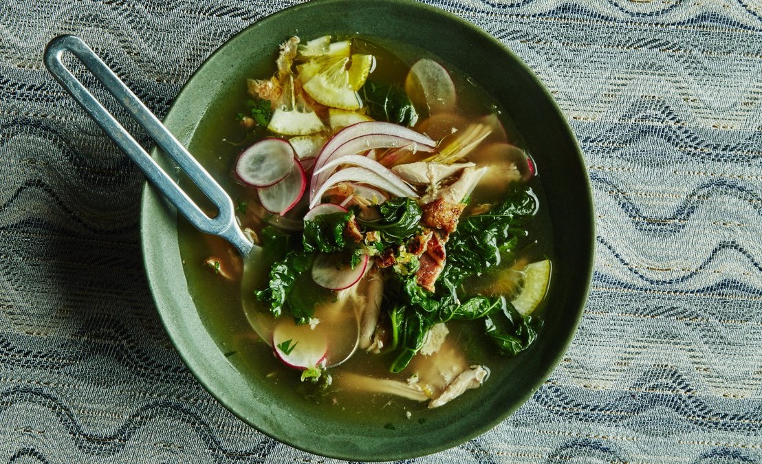 Slow-Cooked Chicken Stew with&nbsp;Kale