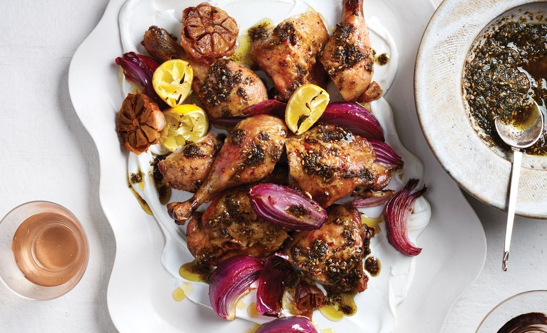 Za’atar Chicken with Garlicky&nbsp;Yogurt
